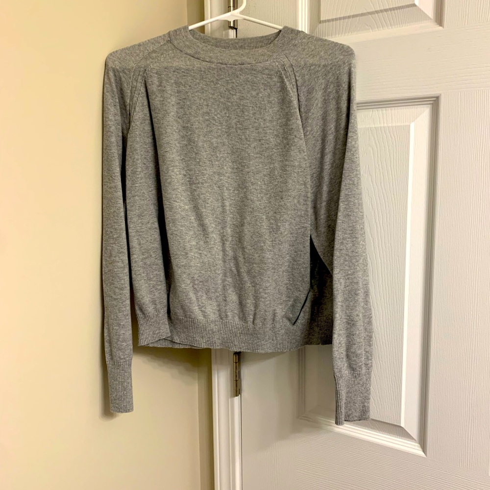 A New Day Gray Mock Neck Sweater Large